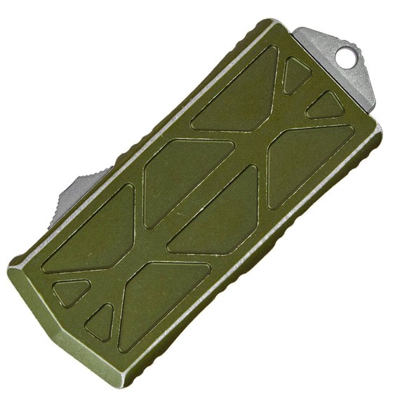 Кишеньковий ніж  Microtech Exocet Double Edge Stonewash Distressed od green (157-10DOD), Колір: Зелений, зображення 3