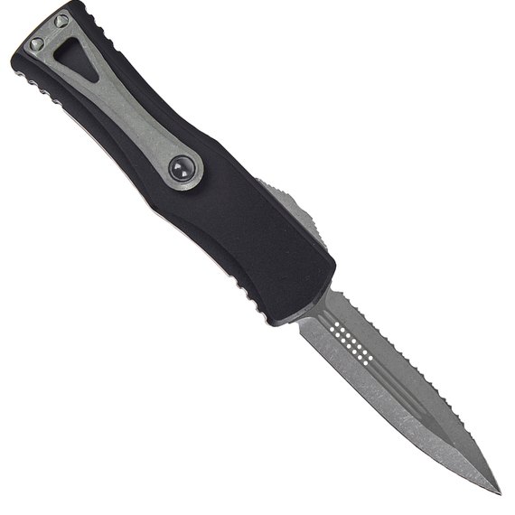 Карманный нож Microtech Hera Double Edge FS Apocalyptic (702-12AP), Цвет : Чёрный, изображение 2