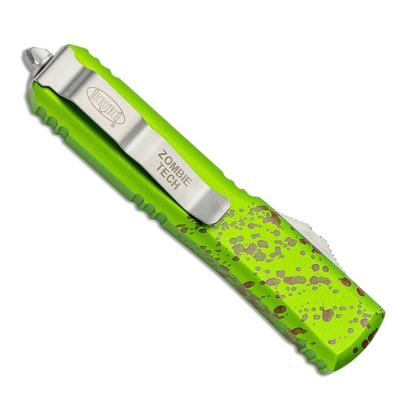 Кишеньковий ніж Microtech Ultratech Double Edge Stonewash Zombie-Tech (122-10Z), зображення 4