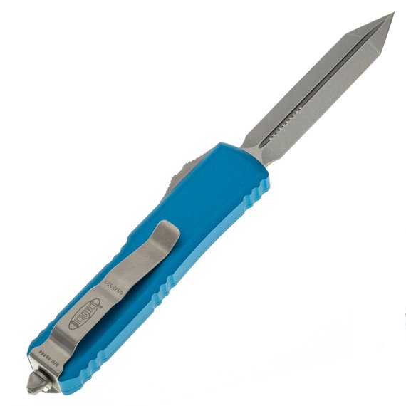 Кишеньковий ніж Microtech UTX-85 Spartan Stonewash Distressed blue (231-10DBL), Колір: Синій, зображення 2