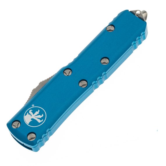 Кишеньковий ніж Microtech UTX-85 Spartan Stonewash Distressed blue (231-10DBL), Колір: Синій, зображення 3