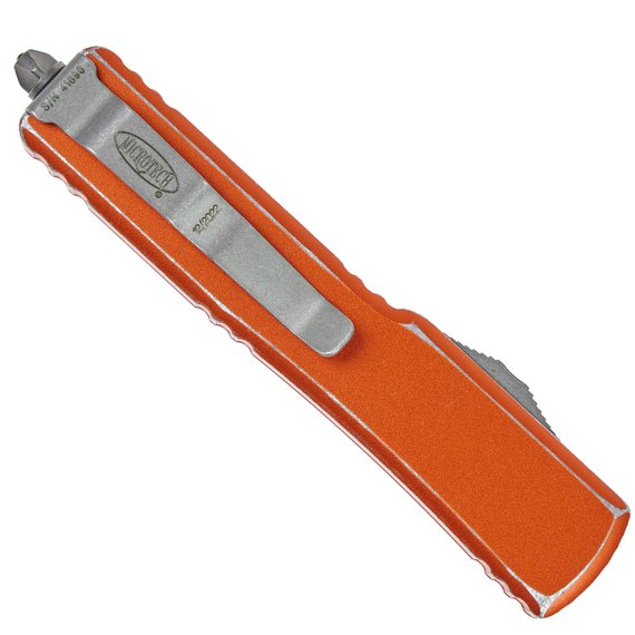 Кишеньковий ніж Microtech UTX-70 DE Apocalyptic DFS Distressed orange (147-D12DOR), Колір: Помаранчевий, зображення 4