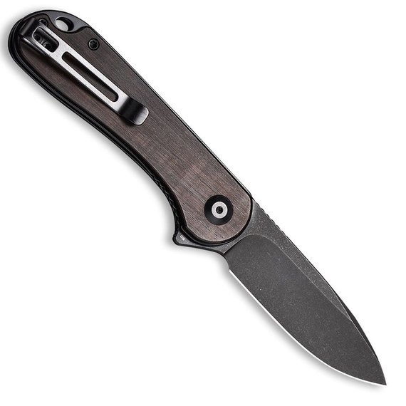 Карманный нож Civivi Elementum C907W, Покрытие клинка: Black Stonewashed, Цвет : Коричневый, изображение 2