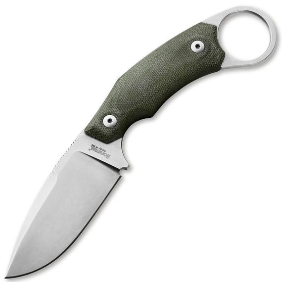Ніж керамбіт Lionsteel H2 Canvas green (H2 CVG), Колір: Зелений