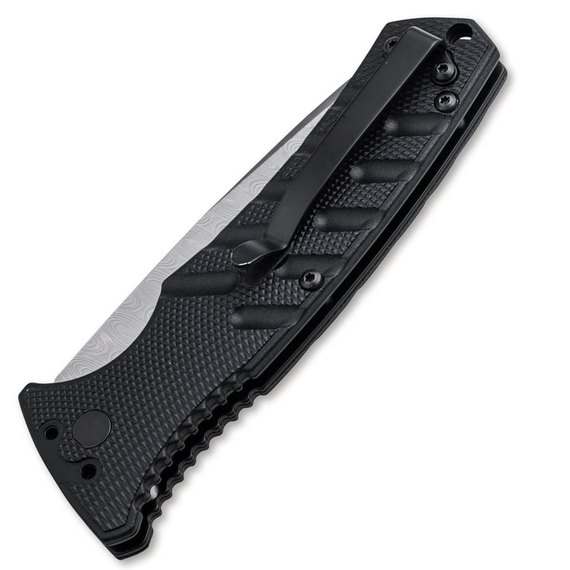Автоматический выкидной нож Boker Plus Strike Damascus 01BO507DAM, изображение 2