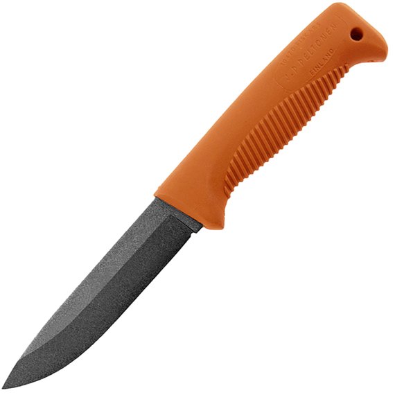 Нож тактический Peltonen M07 Ranger Knife Orange Handle (teflon, composite) FJP133, Покрытие клинка: Black PTFE (Teflon), Цвет : Оранжевый