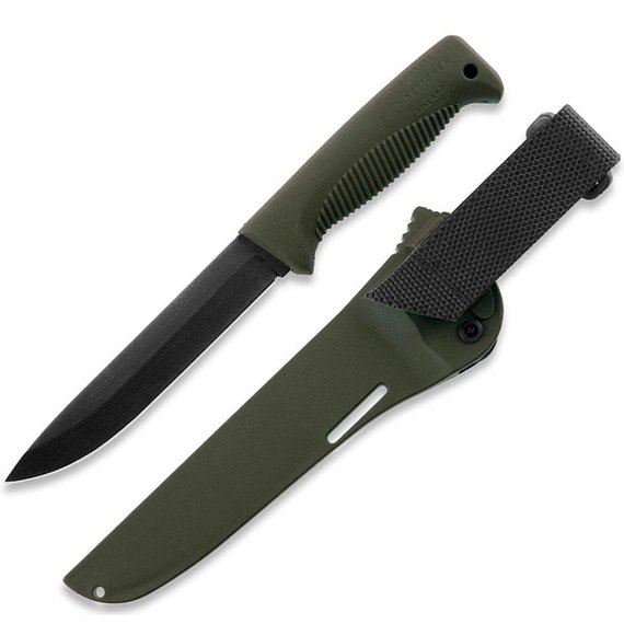 Ніж тактичний Peltonen M95 Ranger Knife Green Handle (cerakote, composite) FJP061, Покриття клинка: Cerakote, Колір: Зелений, зображення 2