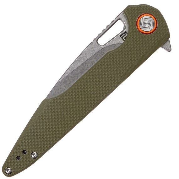 Карманный нож Artisan Archaeo Green (1821P-GNF), Цвет : Зелёный, Материал рукояти: G-10, изображение 3