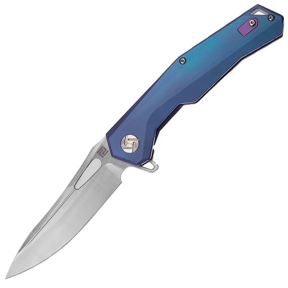 Карманный нож Artisan Zumwalt S35VN Titanium Blue (1808G-BUS)