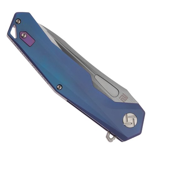 Карманный нож Artisan Zumwalt S35VN Titanium Blue (1808G-BUS), изображение 4