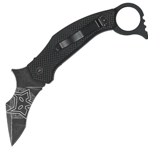 Нож керамбит Fox MOA Black Blade black (FX-653)