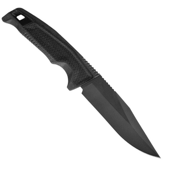 Нож туристический SOG Trident FX Blackout/Straight Edge (17-12-01-57), Цвет : Black, Тип режущей кромки: Гладкое лезвие