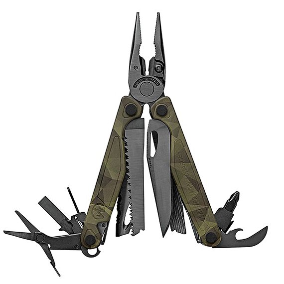 Мультитул Leatherman CHARGE PLUS CAMO FOREST 832710, Цвет: Camo