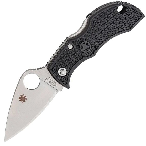 Карманный нож Spyderco Manbug Lightweight Leaf (MBKLFP), Тип режущей кромки: Гладкое лезвие