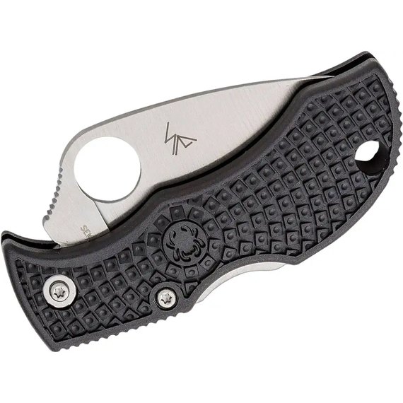 Карманный нож Spyderco Manbug Lightweight Leaf (MBKLFP), Тип режущей кромки: Гладкое лезвие, изображение 4