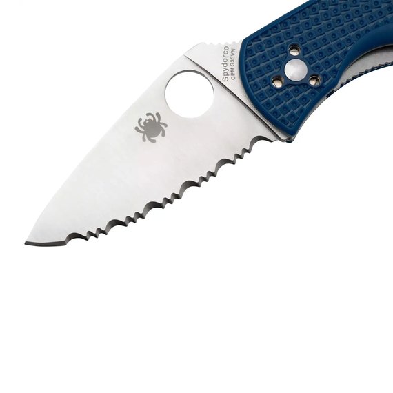 Карманный нож Spyderco Persistence Lightweight CPM S35VN Serrated (C136SBL), изображение 3