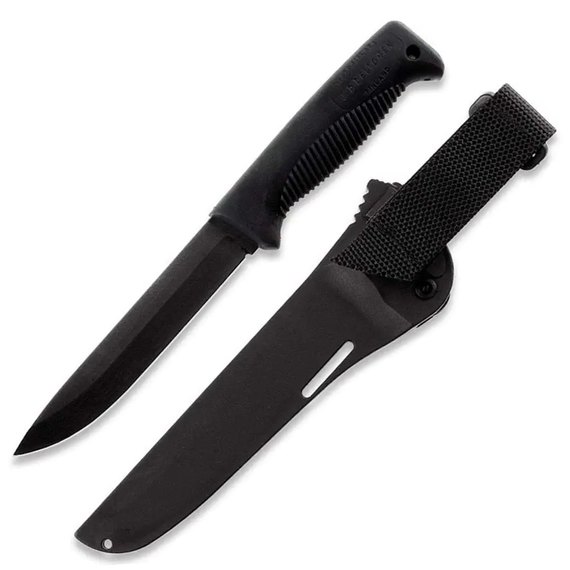 Ніж тактичний Peltonen M95 Ranger Knife Black Handle (cerakote, composite) FJP059, Покриття клинка: Cerakote, Колір: Black, зображення 2