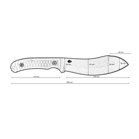 Нож армейский (военный) Blade Brothers Knives Нессмук (391.01.59), изображение 6