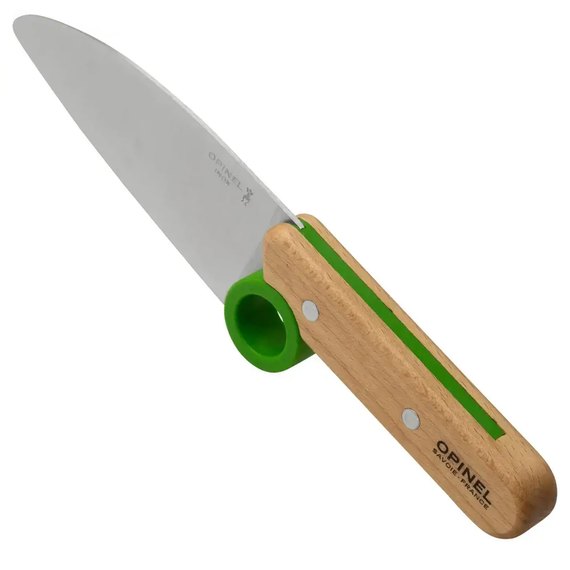 Набір кухонних ножів Opinel Le Petite Chef Green (002577), Колір: Зелений, зображення 2