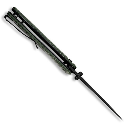 Карманный нож Sencut Sachse зеленый S21007-2, Покрытие клинка: Black Stonewashed, Цвет : Зелёный, изображение 3