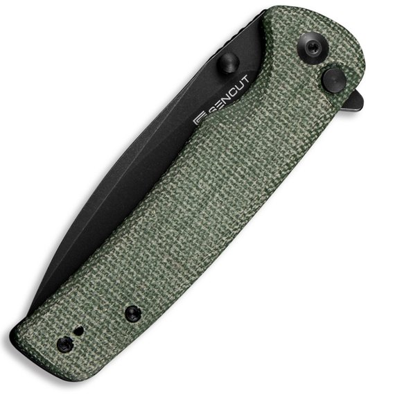 Карманный нож Sencut Sachse зеленый S21007-2, Покрытие клинка: Black Stonewashed, Цвет : Зелёный, изображение 4