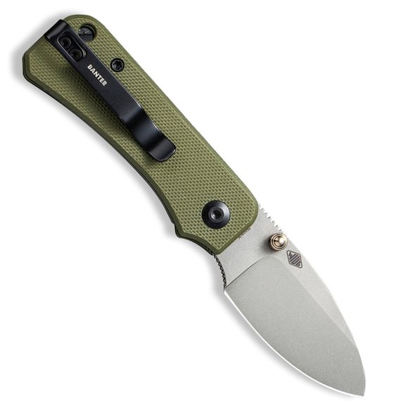 Маленький складной нож Civivi Baby Banter зеленый C19068S-5, Покрытие клинка: GSW (Gray Stonewash), Цвет : Зелёный, изображение 2