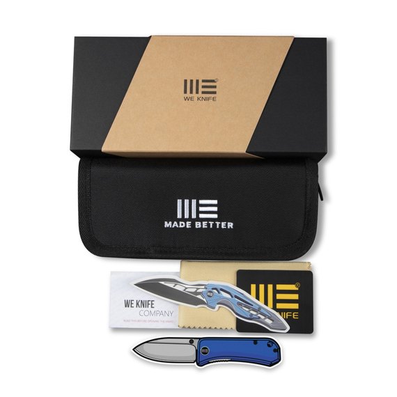 Карманный нож Weknife Banter 2004K, Покрытие клинка: Black Stonewashed, Цвет : Коричневый, изображение 5