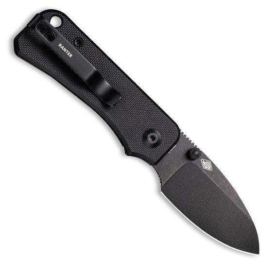 Маленький складний ніж Civivi Baby Banter чорний C19068S-2, Покриття клинка: BSW (Black Stonewash), Колір: Чорний, зображення 2