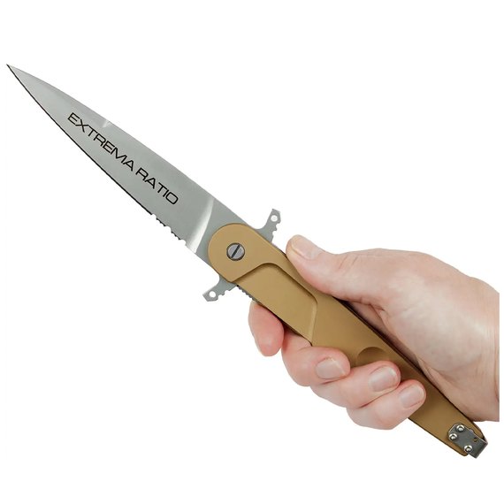 Нож тактический Extrema Ratio BD4 Lucky SW desert (04.1000.0497/DW), Покрытие клинка: SW (Stonewash), Цвет : Desert, изображение 5