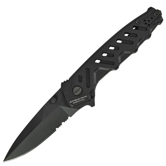 Ніж тактичний Extrema Ratio Caimano Nero N.A. MIL-C Black (04.1000.0166/BLK), Покриття клинка: Black Oxide, Колір: Black