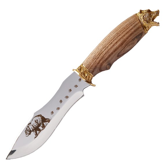Нож R.A.Knives Light Ведмідь, Дуб RABEAR