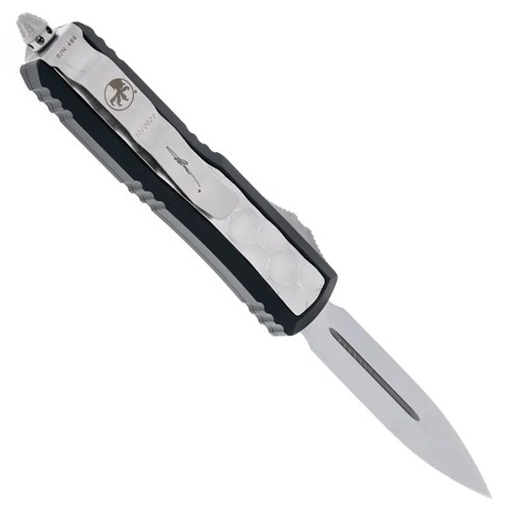 Кишеньковий ніж Microtech Daytona Double Edge Stonewash Bubblle Inlay (126-10BIS), зображення 2