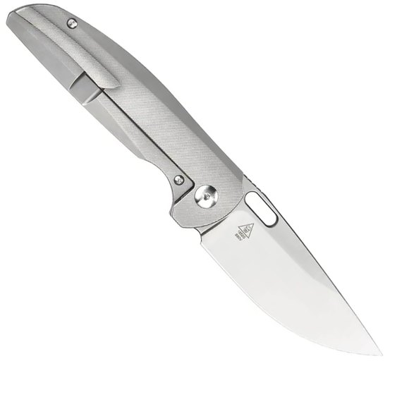 Кишеньковий ніж Artisan Satyr S90V Titanium Grey (1852G-GY), зображення 2