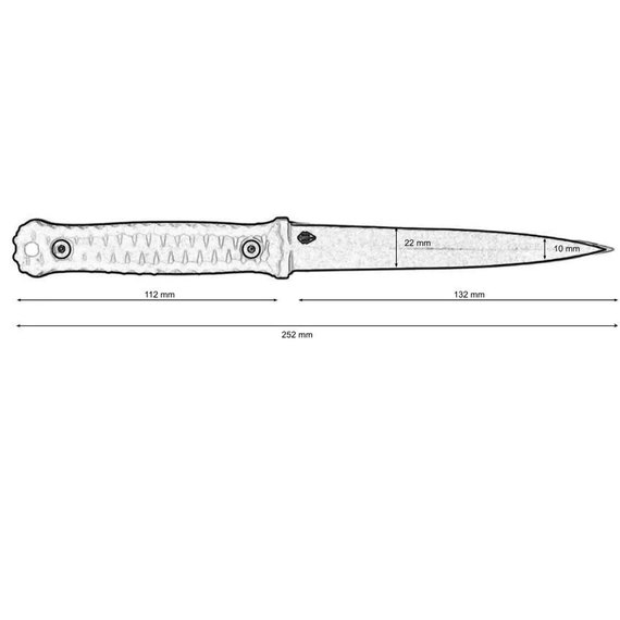 Нож армейский (военный) Blade Brothers Knives Вендетта (391.01.51), изображение 9