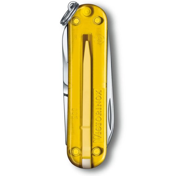 Багатофункціональний ніж Victorinox Classic SD Ukraine синьо-жовтий 0.6223.T81G.T2, Колір: Navy blue/yellow, зображення 3