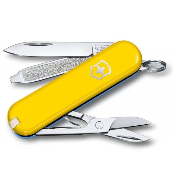 Багатофункціональний ніж Victorinox Classic SD Ukraine жовто-блакитний 0.6223.8G.28, Колір: Blue/Yellow