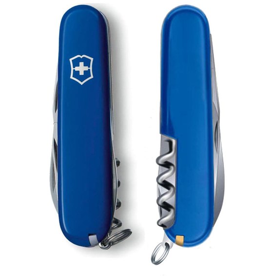 Багатофункціональний ніж Victorinox Swiss Army Camper Ukraine синьо-жовтий 1.3613.2.8, Колір: Blue, зображення 3