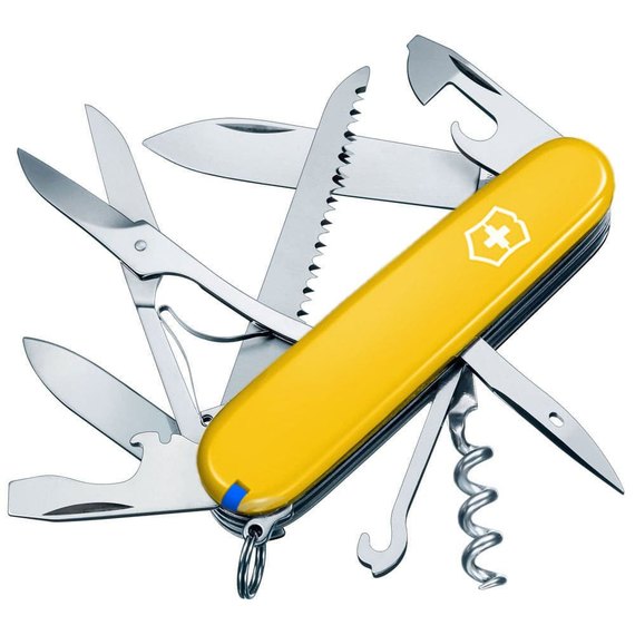 Багатофункціональний ніж Victorinox Huntsman жовтий 1.3713.8, Колір: Yellow