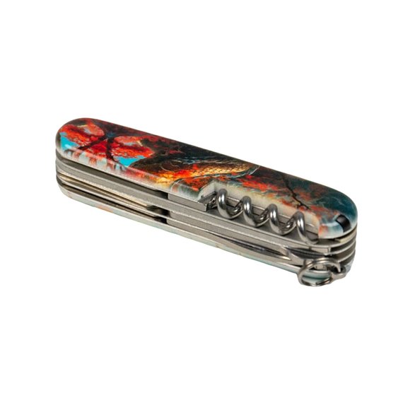 Многофункциональный нож Victorinox Huntsman Zodiac Боевой дракон 1.3713.7_Z3230p, Принт: Боевой дракон, изображение 5