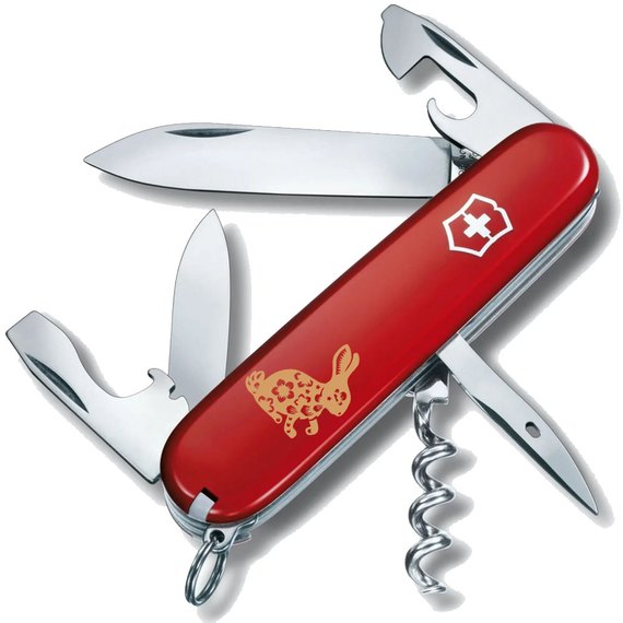 Багатофункціональний ніж Victorinox Spartan Zodiac 1.3603_Z2065u, Принт: Кролик