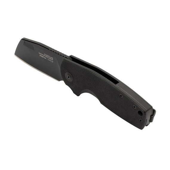 Ніж туристичний SOG Stout SJ, Blackout, Cleaver (SOG 16-03-07-57), Колір: Black, зображення 3