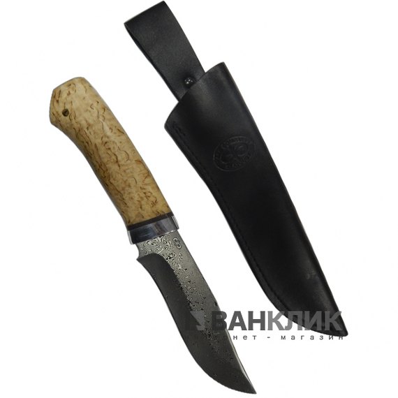 Нож АиР Клычок-3 карельская береза ZD-0803