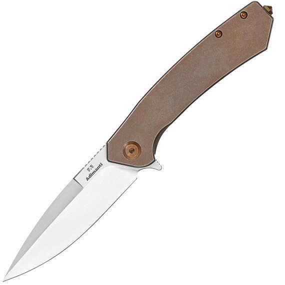 Нож туристический Adimanti by Ganzo титановый коричневый (Skimen-TBZ), Цвет : Brown