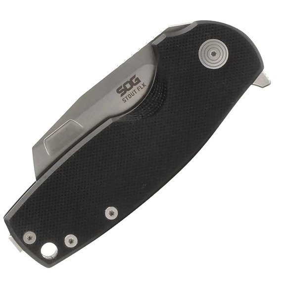 Ніж туристичний SOG Stout FLK, Black/Stonewash (SOG 14-03-12-57), Колір: Black, зображення 3