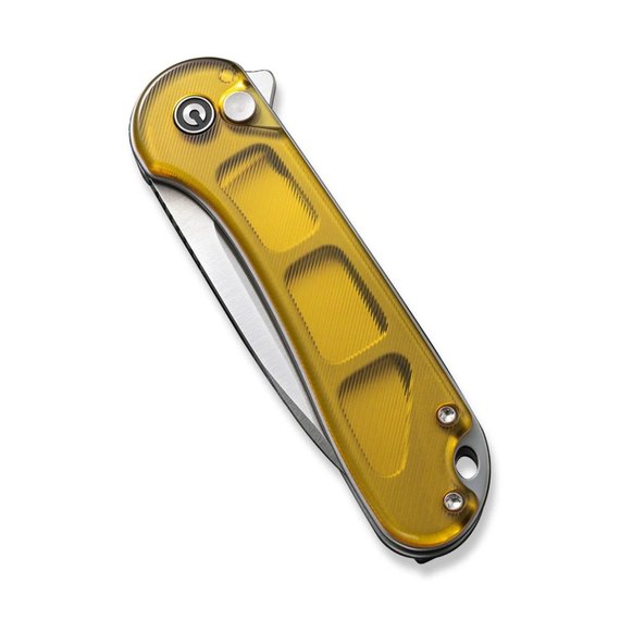 Карманный нож Civivi Button Lock Elementum золотой C18062P-7, Покрытие клинка: Satin, Цвет : Gold , изображение 4