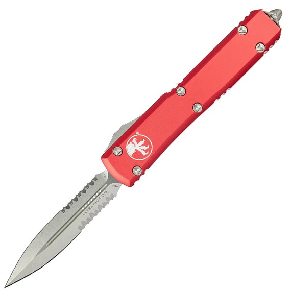 Кишеньковий ніж Microtech Ultratech Double Edge Stonewash DS Red (122-11RD)