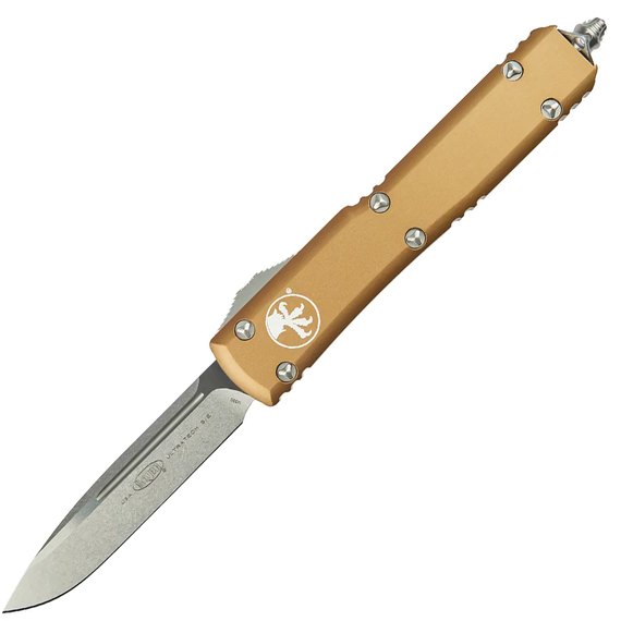 Карманный нож Microtech Ultratech Drop Point Stonewash Tan (121-10TA), Покрытие клинка: SW (Stonewash), Цвет : Tan