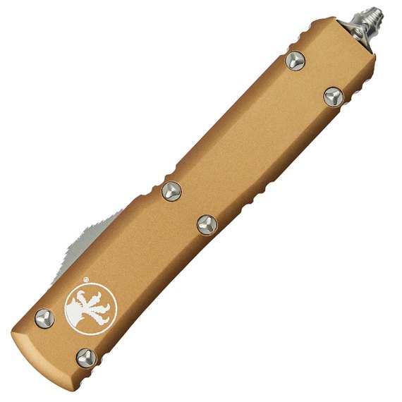Карманный нож Microtech Ultratech Drop Point Stonewash Tan (121-10TA), Покрытие клинка: SW (Stonewash), Цвет : Tan, изображение 4