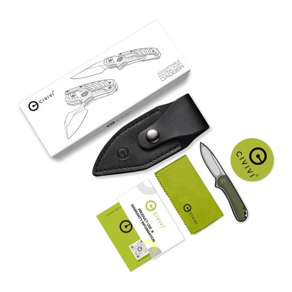 Маленький ніж Civivi Typhoeus Fixed Blade синій C21036-2, Покриття клинка: SW (Stonewash), Колір: Blue, зображення 9