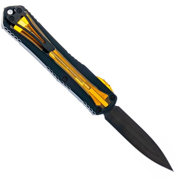 Карманный нож Heretic Manticore E Double Edge Black Blade Ultem Inlays (H028-6A-ULTEM), изображение 2